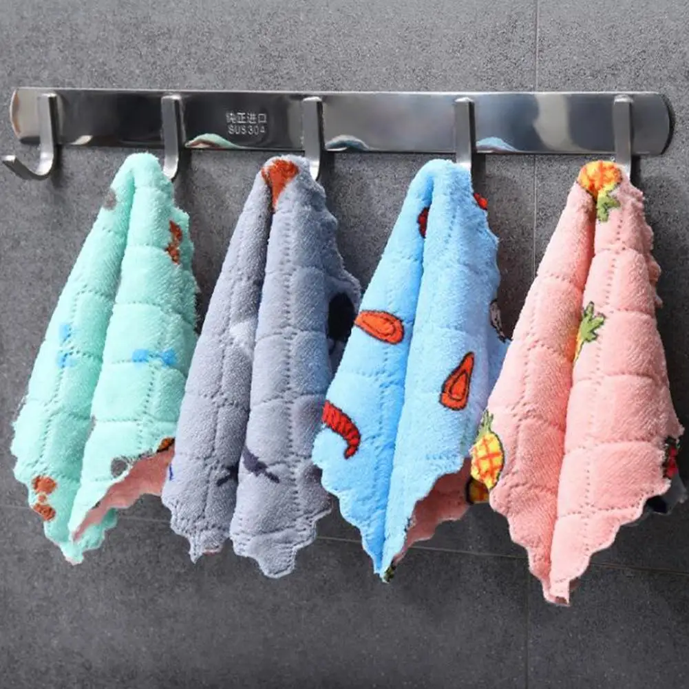 

1 шт., полотенце из кораллового флиса, 25 х25 см