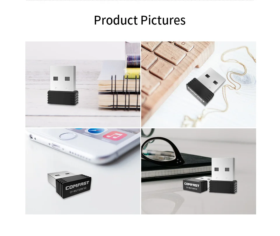 Дешевый мини USB Wifi адаптер 802.11n 150mbps беспроводной приемник ключ MT7601 сетевая карта