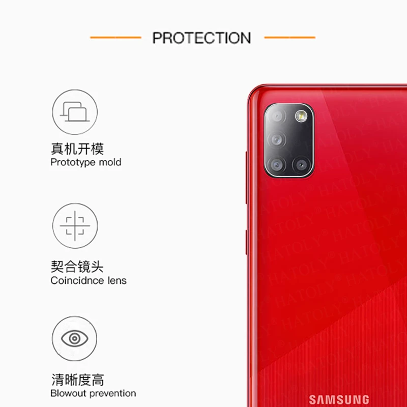 4 в 1 для Samsung Galaxy A31 стекло A21s M31 A51 A11 A41 A71 закаленное экрана Защитная пленка
