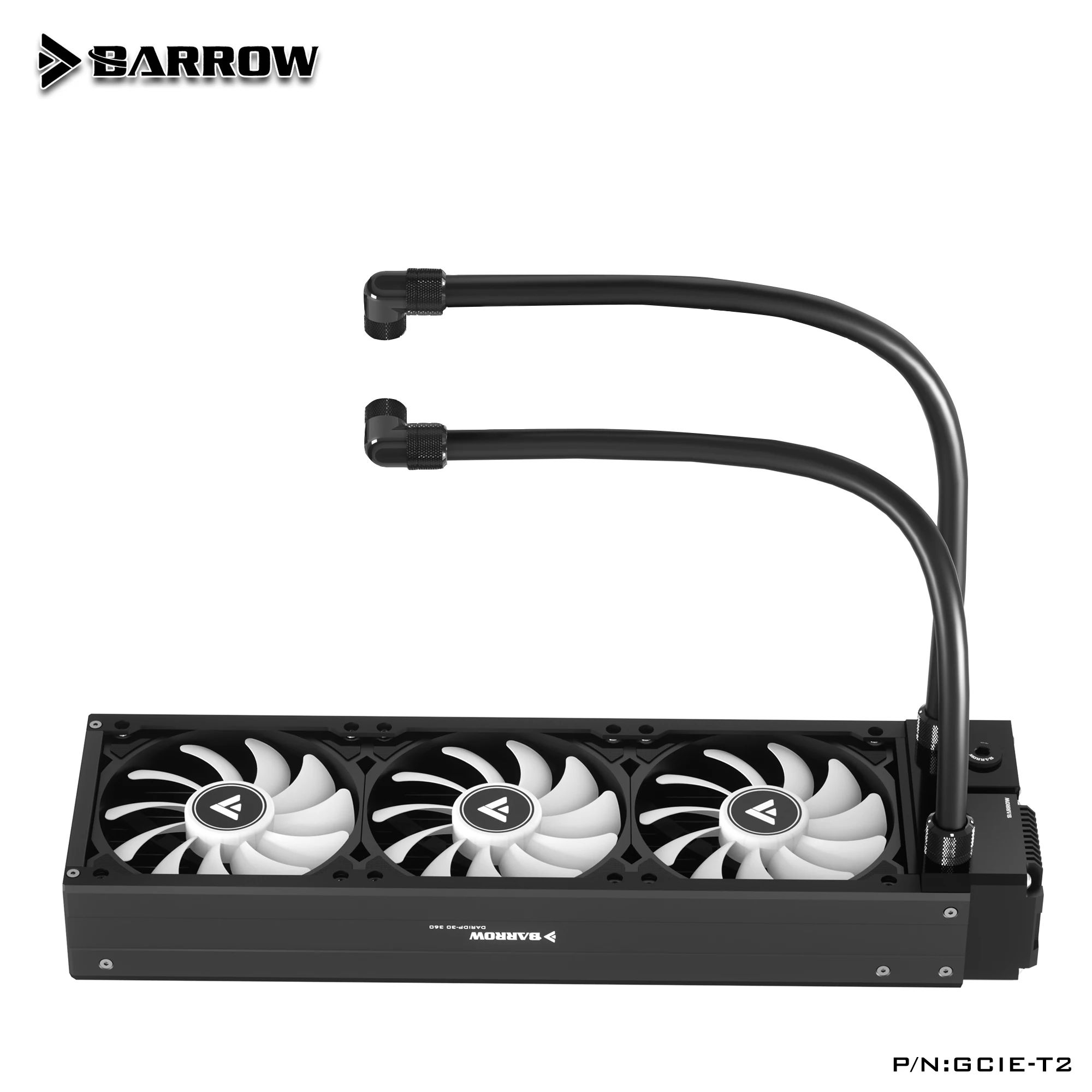 

BARROW Water Cooling kit 240mm 360mm Radiator+17W PWM Pump+Fan+Hose fittings ID10mm + OD13mm Integrated Liquid Heat GCI-T2 CPI-T