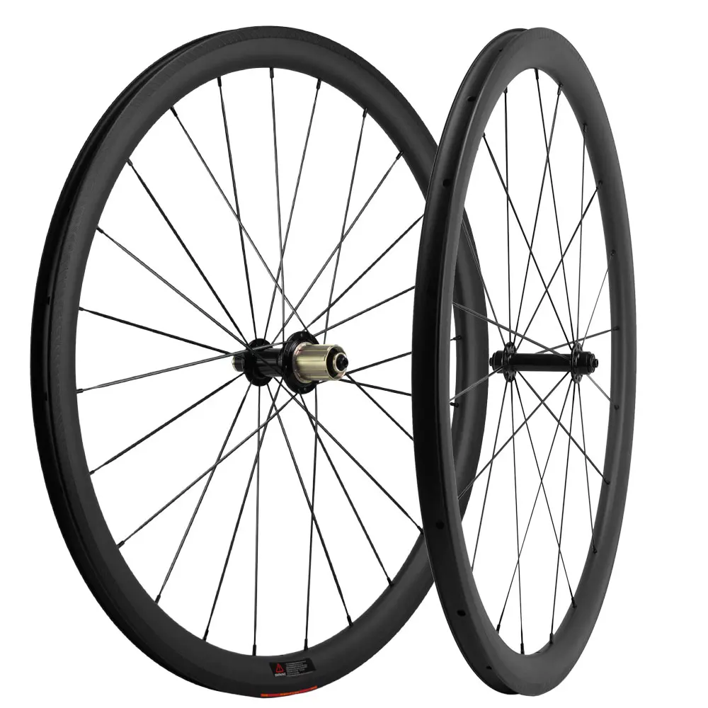 100% 700C Carbon Wheelset 38mm K Road Bicycle Wheels UD Matte No Painting Special Brake Line | Wheel