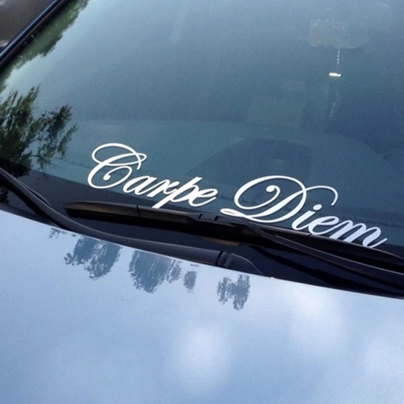 30X6.5CM Carpe Diem Car Styling Art Vinyl Decal Sticker Window Waterproof | Stickers