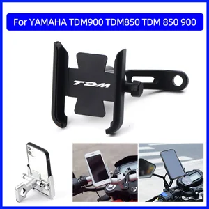 for yamaha tdm900 tdm850 tdm 850 900 universal motorcycle accessories handlebar mobile phone holder gps stand bracket free global shipping