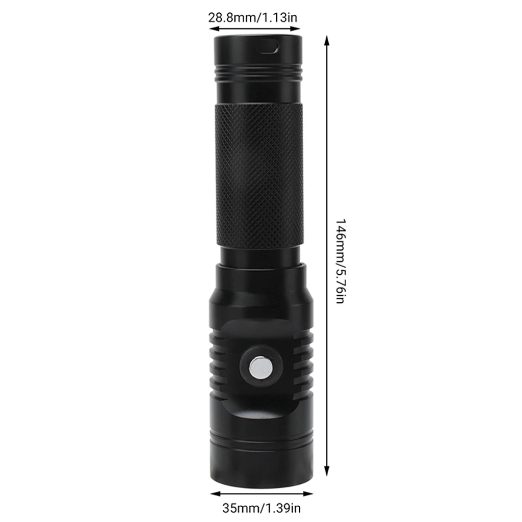 

Super Bright Diving Flashlight 60M IPX-8 Waterproof Touch Light Rechargeable