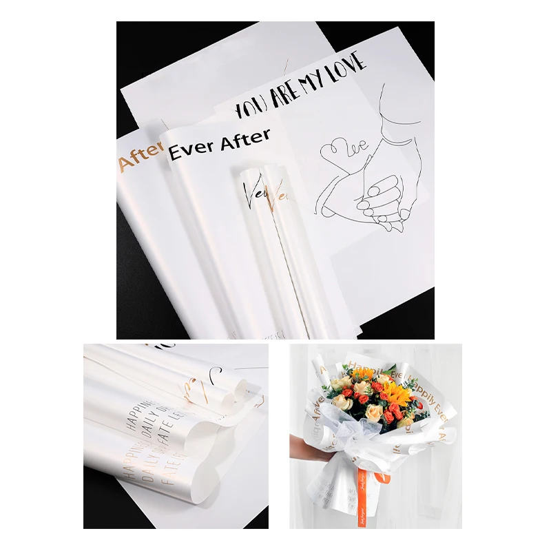 

20 листов небольшого размера, цветочная упаковка для подарков, белая прочная небольшая Водонепроницаемая декоративная бумага для подарка н...