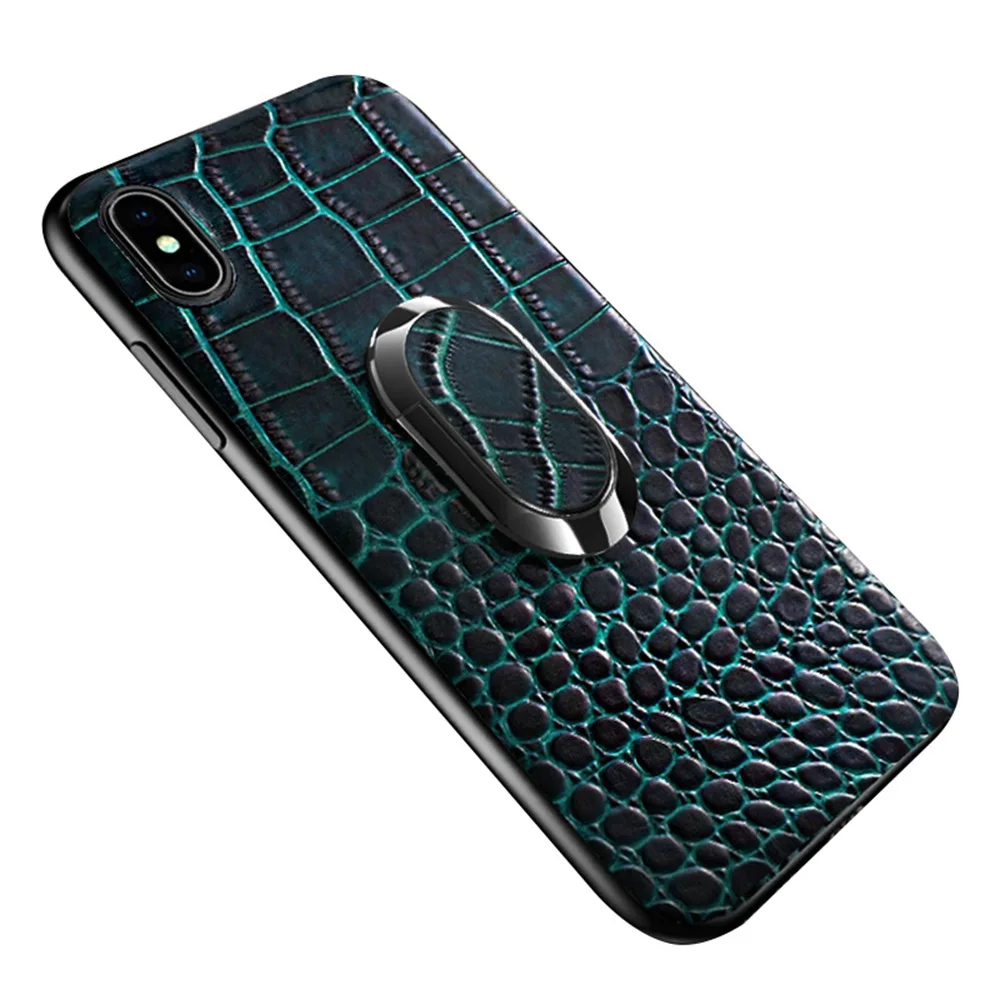 Чехол KISS с магнитным кольцом чехол для телефона iPhone XS MAX XR X 7 8 Plus из натуральной