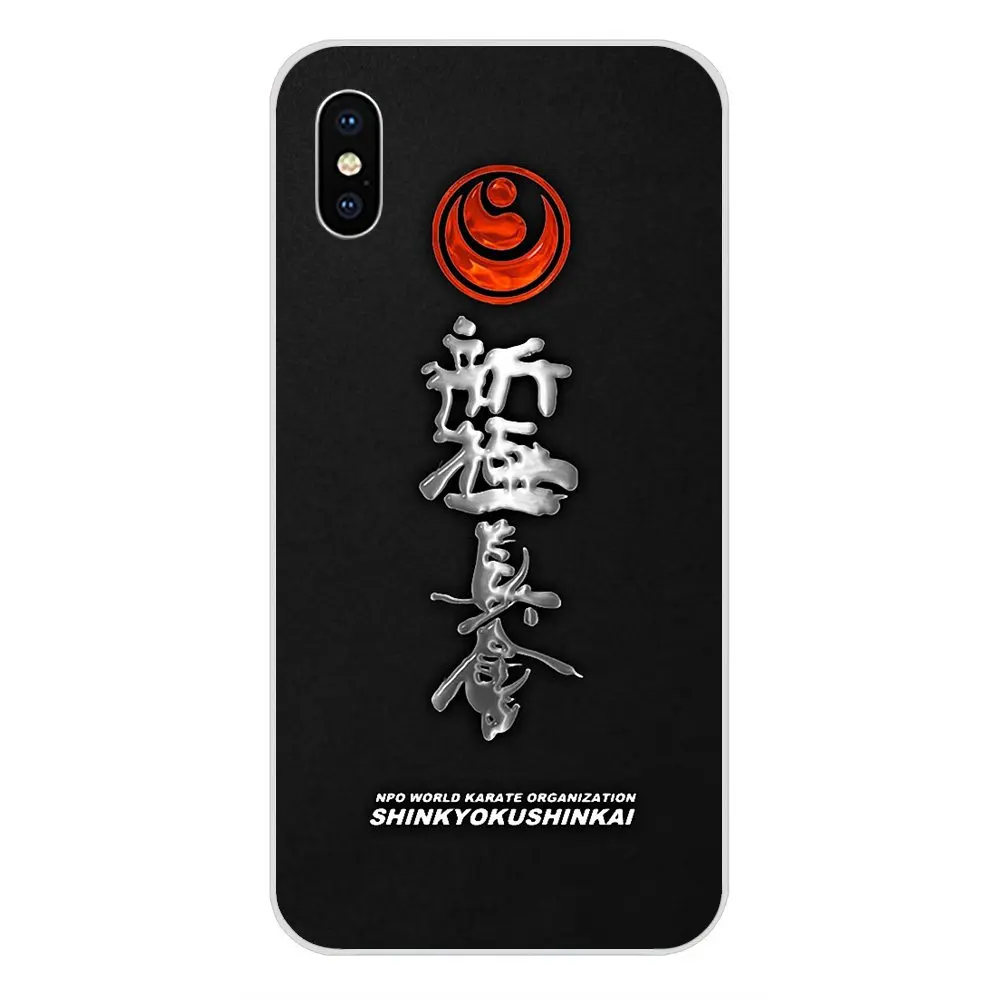 as picture Мягкий Силиконовый ТПУ Прозрачный чехол для крышки корпуса Kyokushin для Apple IPhone X XS Max XR 4 4s 5 5C 5S SE 6 6S 7 8 Plus - Цвет: as picture