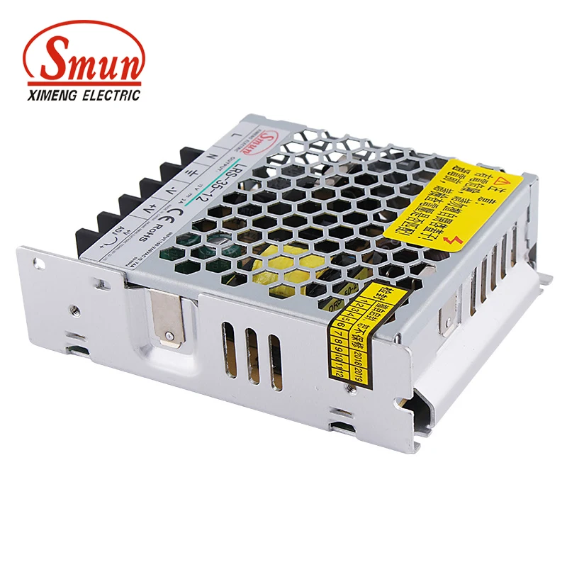 Smun LRS-35-12 35W 12VDC 3A выход промышленный AC-DC импульсный режим питания SMPS | Обустройство