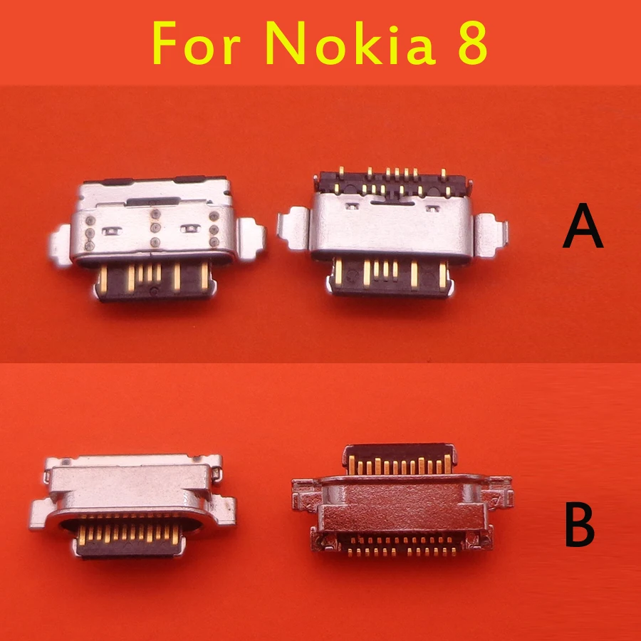 

1 шт. Тип USB C Зарядное устройство Порты и разъёмы для Nokia 8 микро-usb коннектор Jack Разъем Дата зарядный док-станция для TYPE-C Jack Ремонт Замена