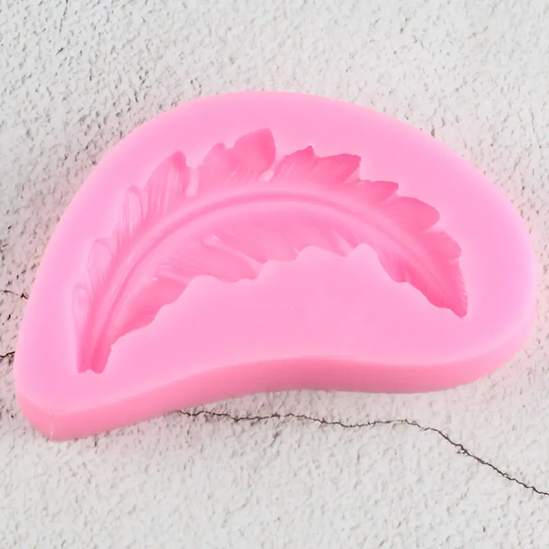 Силиконовые формы в виде листьев прокрутки сделай сам перо украшение для торта