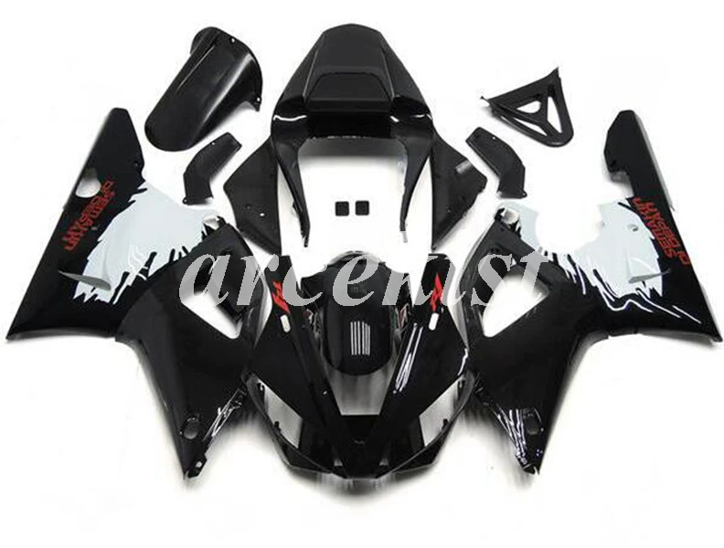 

Новый ABS Обтекатели наборы Подходит для Yamaha YZF 1000 R1 00 01 YZF-R1 2000 2001 мотоцикл обтекатель тела набор Cowling черный