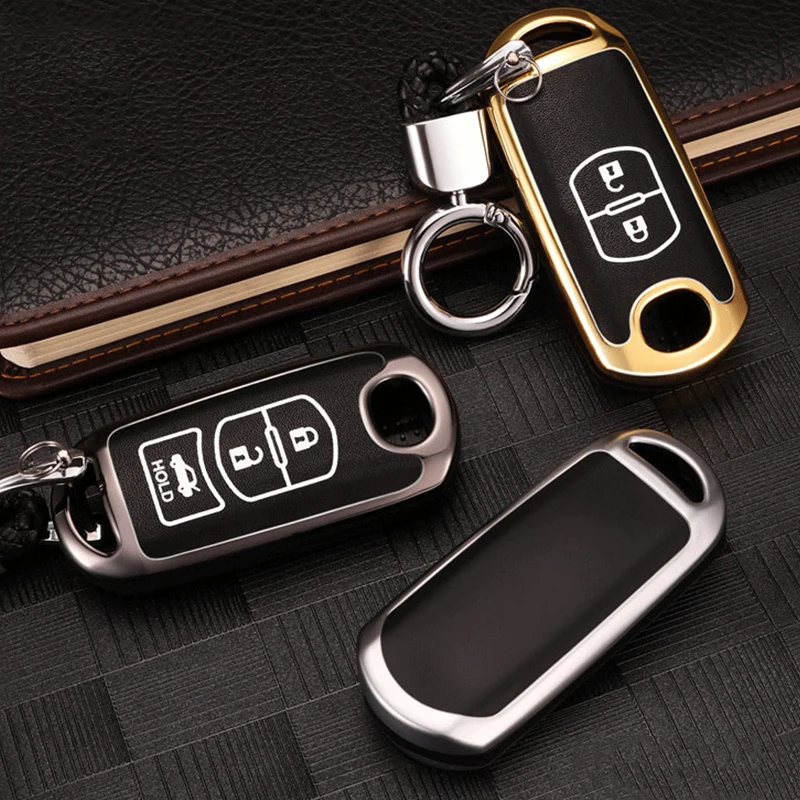 Цинковый брелок для автомобильных ключей чехол Mazda 2 3 5 6 BM BL GH Demio MX5 ND NB NC CX3 CX-5 CX CX5 CX7