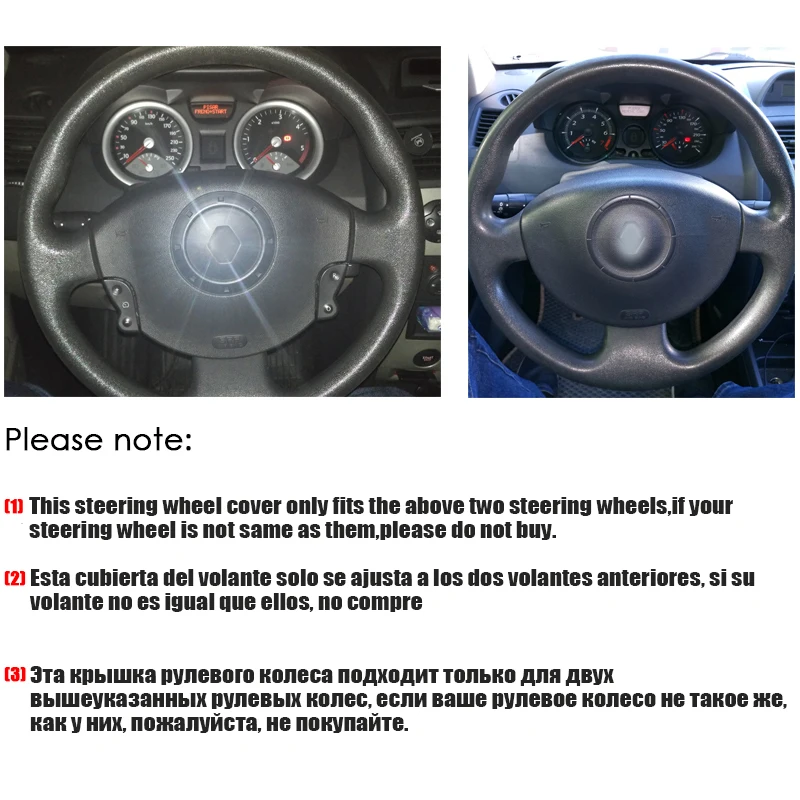 WCaRFun черный замшевый красный маркер сделай сам для Renault Megane 2 2003 2008 Kangoo Scenic 2009|Чехлы