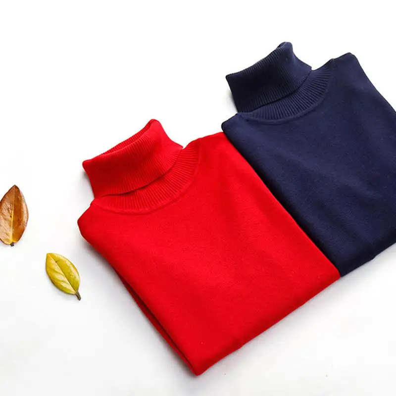 Женские зимние вязаные свитера 2020 облегающие пуловеры с высоким воротником