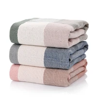 34x34cm34x75cm gauze cotton plaid hand face towel home bathroom adult washcloth