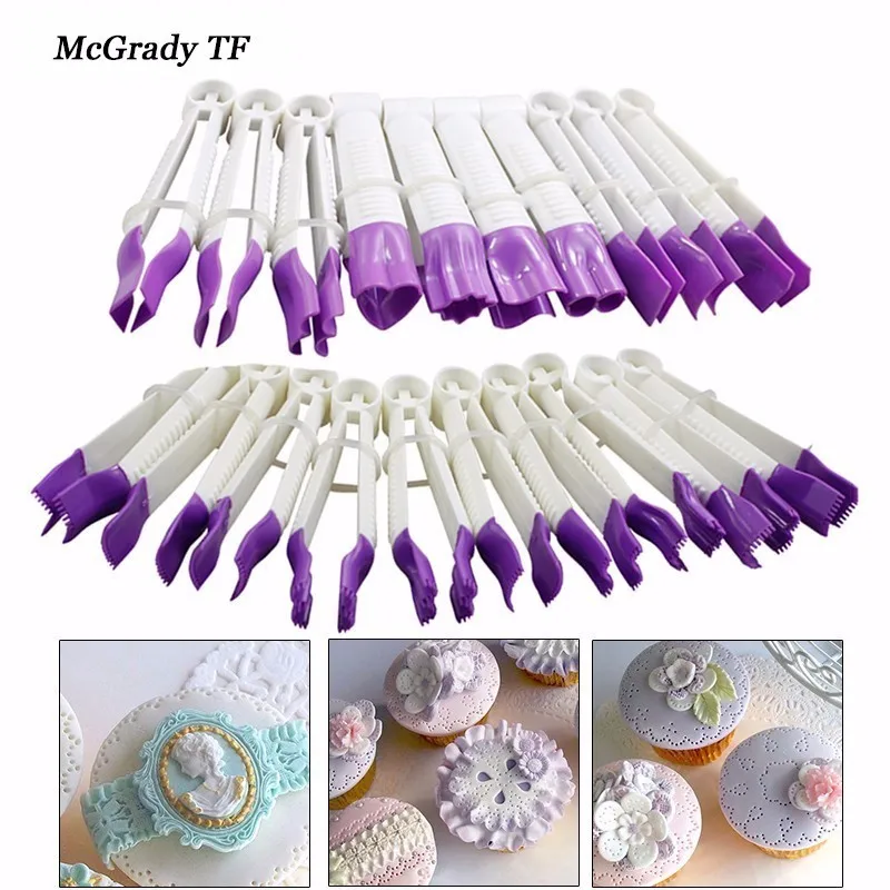 Тип кружева край клип печенья резак поворотные столы для тортов подставка торта