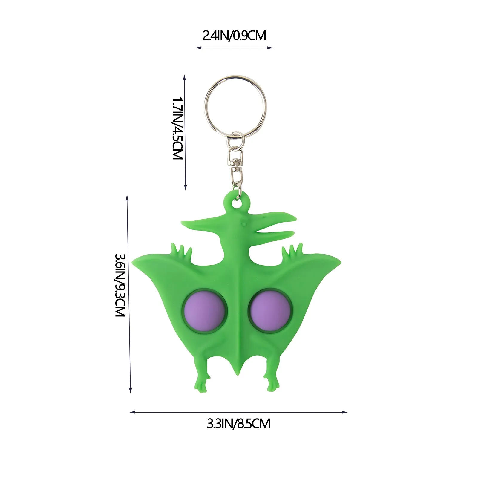 

5pcs Adult Popit Antistress Simple Dimple Keychain Toy Cartoon Abreact Pops Bubble Sensory Toys Brinquedos