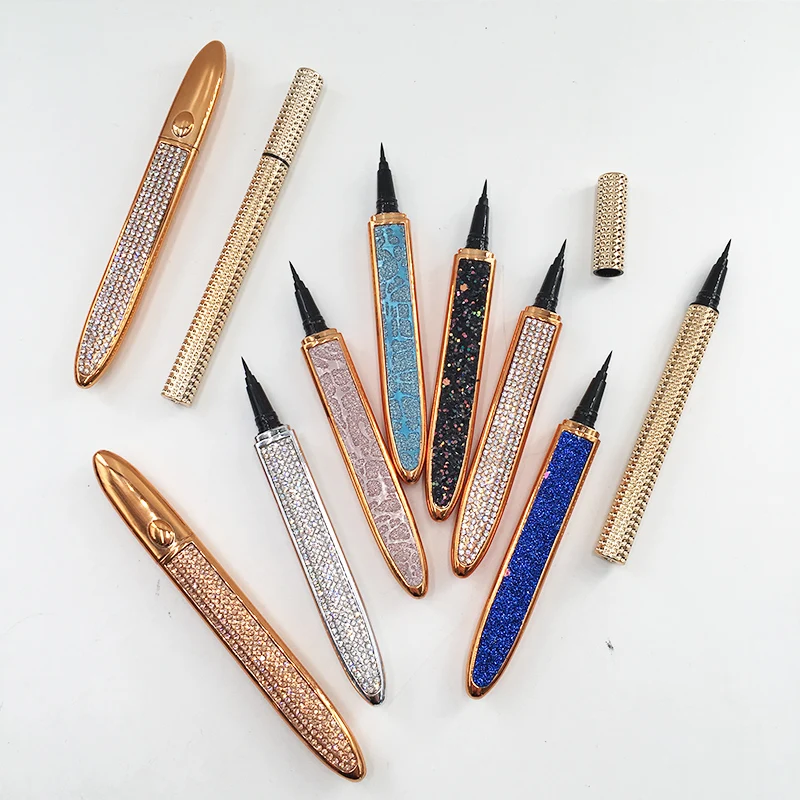 

Eyeliner Glue Pen Self-Adhesive Eyelash Magic Liquid Eyeliner Magnet-Free Glue-Free For False Eyelashes Waterproof Pen
