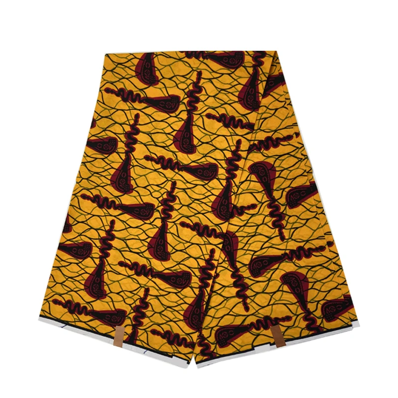 

2021 New Ankara Nigerian Style sewing Material For dress 100%Best Quality African Wax Dye Prints Cotton fabric 6 Yards V-L 3-14