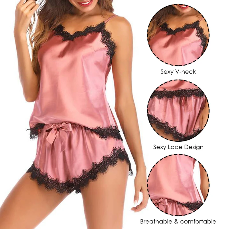 2019 сексуальные беговые шорты набор одежда для сна летний женский ночной комплект