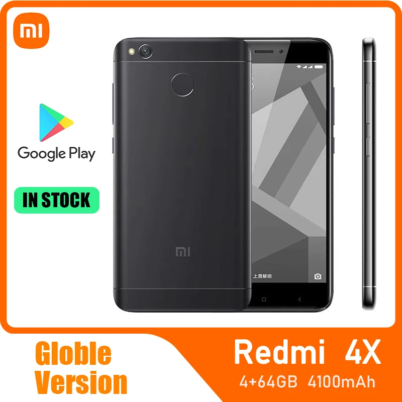 Xiaomi Redmi 4X телефон, 32 ГБ, экран 4000 дюймов