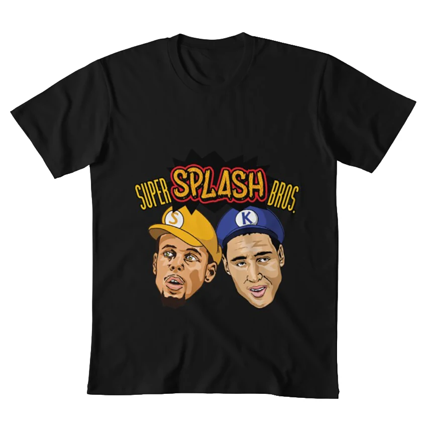 Стеф Карри Клай Томпсон Super Splash Bros футболка Стивен super splash bros Бро | Мужская одежда