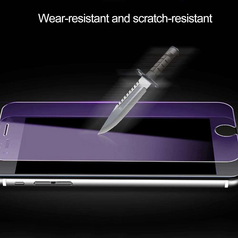 Защита экрана из закаленного стекла Anti bluelight для iPhone 7/8 Plus/XR/XS Max|Защитные стёкла и