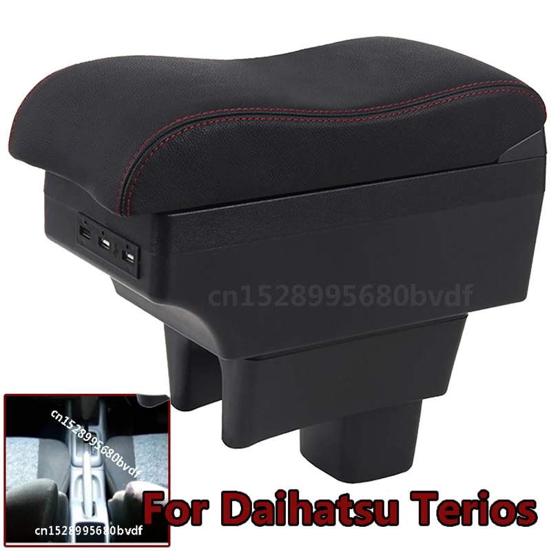 

Подлокотник для Daihatsu Terios, центральный контейнер для хранения, товары для внутреннего подлокотника, аксессуары для хранения, детали