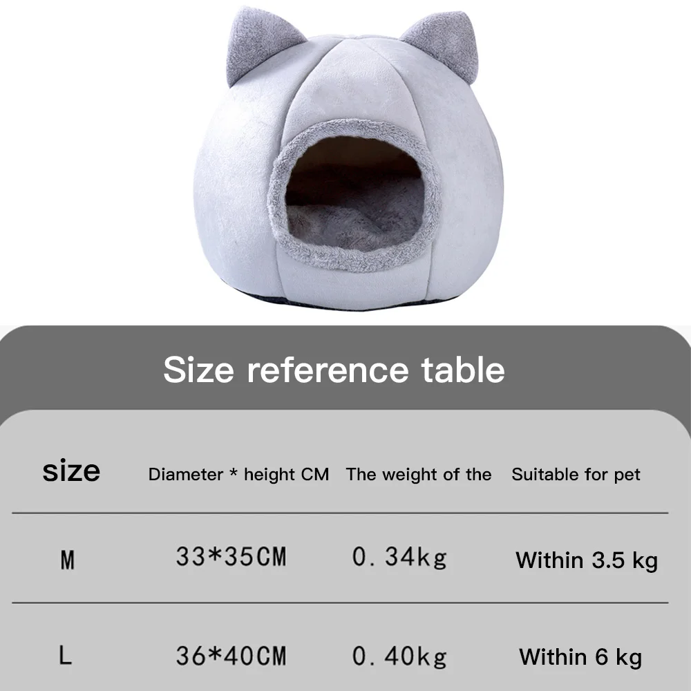 

Foldable Pet Dog Cat Tent House Kennel Winter Warm Nest Soft Sleeping Pad Animal Puppy Cave Sleeping Mat Nest Kennel Pet Supply