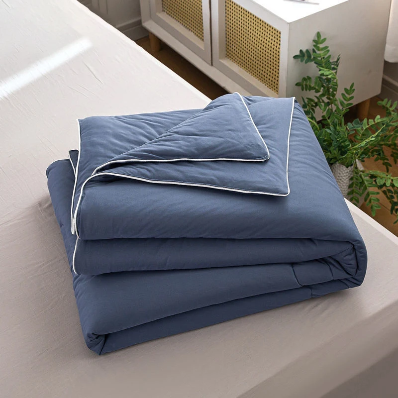 Утяжеленное одеяло премиум класса из хлопка с бусинами для улучшения