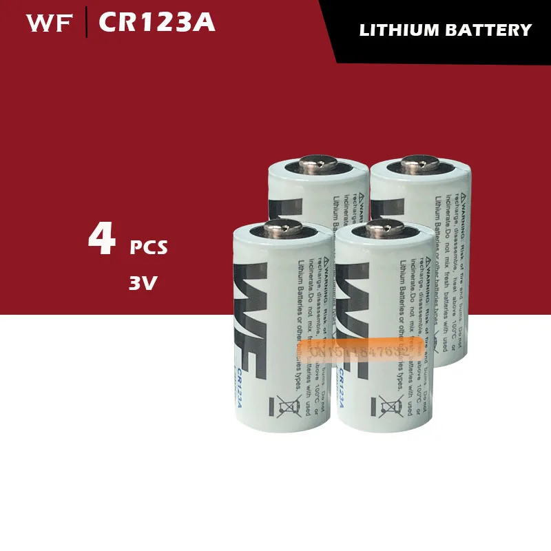 4 X CR123A CR123 CR 123 123A 16340 литий Батарея 3V mbic#1768