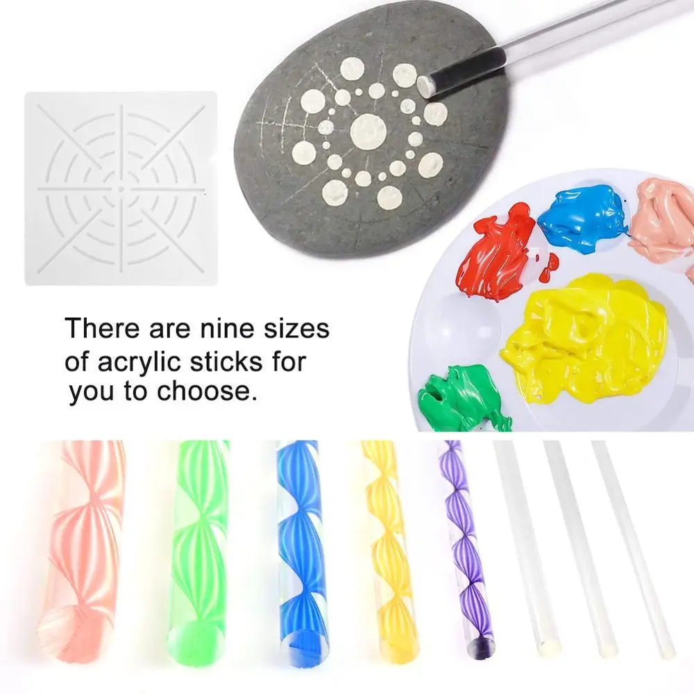 25 шт. сделай сам инструменты для точечного дела с мандалой рок-глины глины