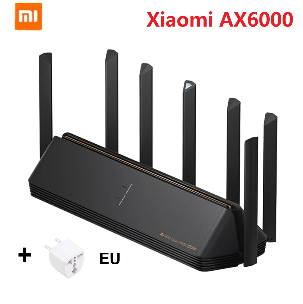 

Новинка 2021 Xiaomi AX6000 AIoT роутер 512 Мб/с WiFi6 VPN Мб Процессор Qualcomm сетчатый ретранслятор внешний сигнальный сетевой усилитель Mi Home