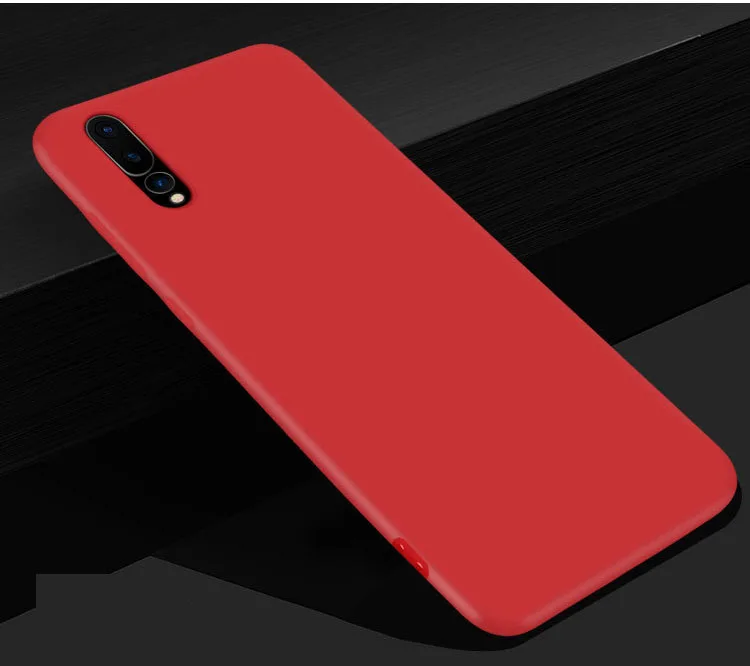 Мягкий матовый чехол из ТПУ для Huawei P20 lite Pro P30 P40 защитный силиконовый | Мобильные