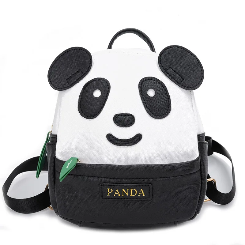Рюкзак из ПУ кожи с милыми объемными рисунками животных, панды, творческий модный милый рюкзак для детского сада, подарок для детей, Детский ...