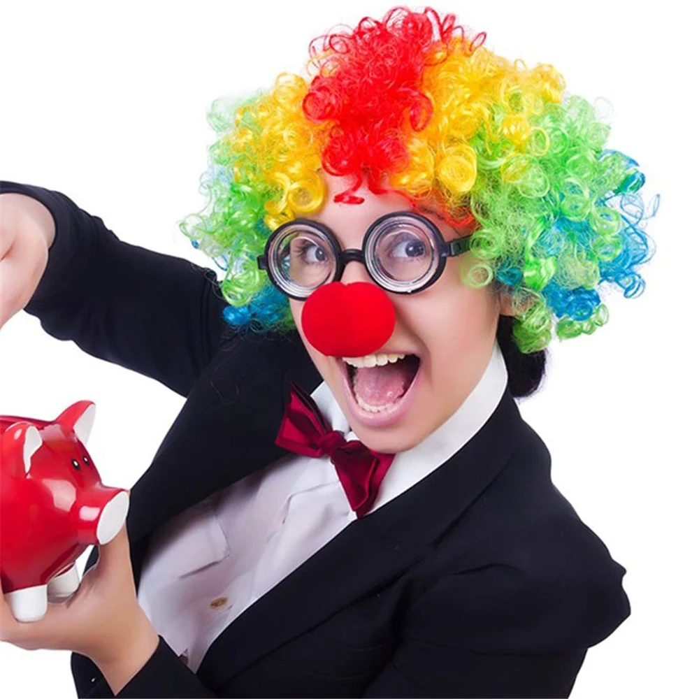 1 шт. забавные Красные Губки нос клоуна костюм для Хэллоуина вечерние аксессуары 5
