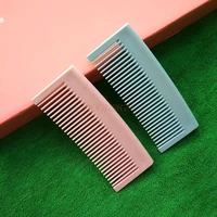 women comb pocket portable medium teeth are not easy to break candy color small thick hair straight hair womens plastic comb