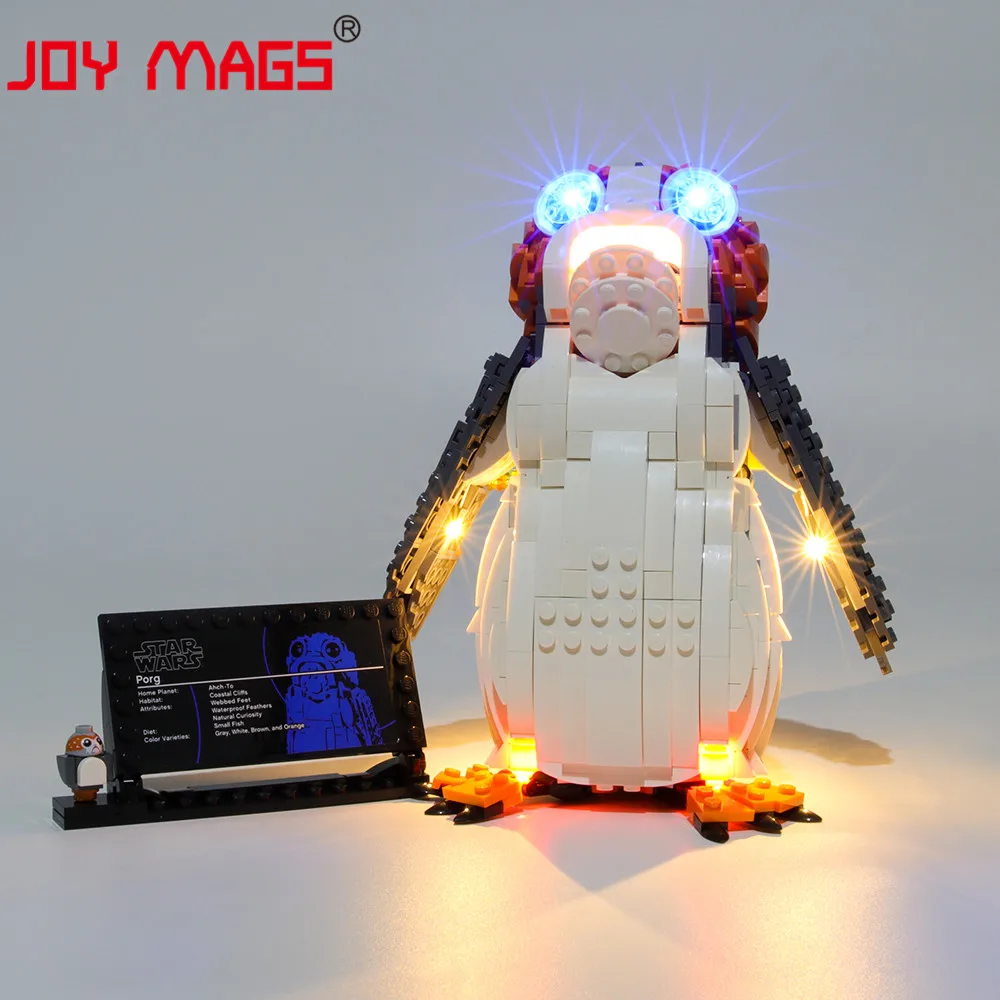 

Комплект светодиодсветильник JOY MAGS только для игрушек 75230 Porg (модель в комплект не входит)