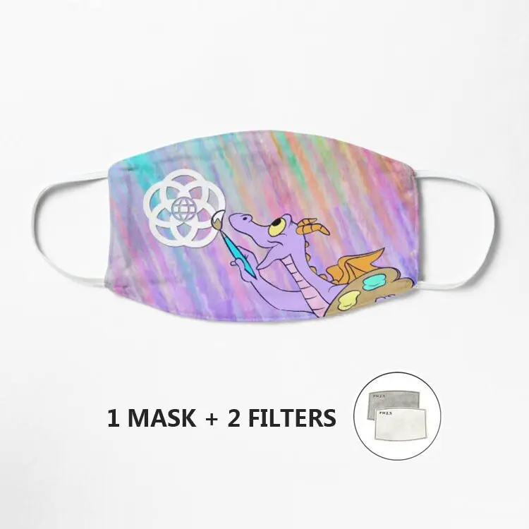 

Маска для лица с акварелью, Пылезащитная Ветрозащитная маска для лица для улицы, многоразовая моющаяся маска