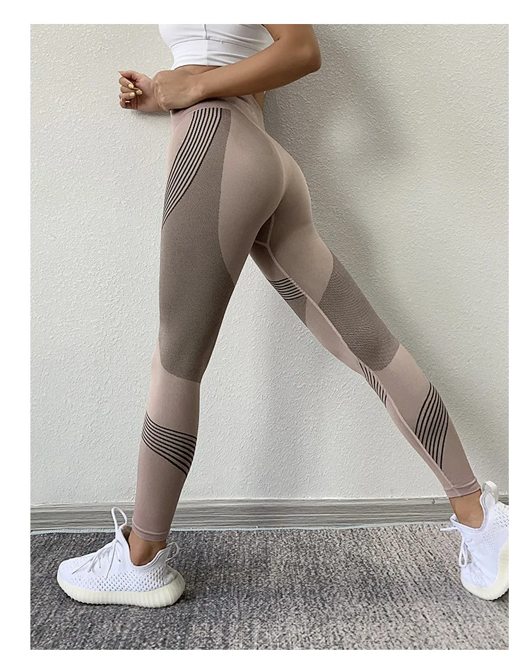 Seamless Leggings Women Fitness Yoga Pants Push Up Sports High Waist Tummy Control Gym Workout Running Tights | Спорт и развлечения