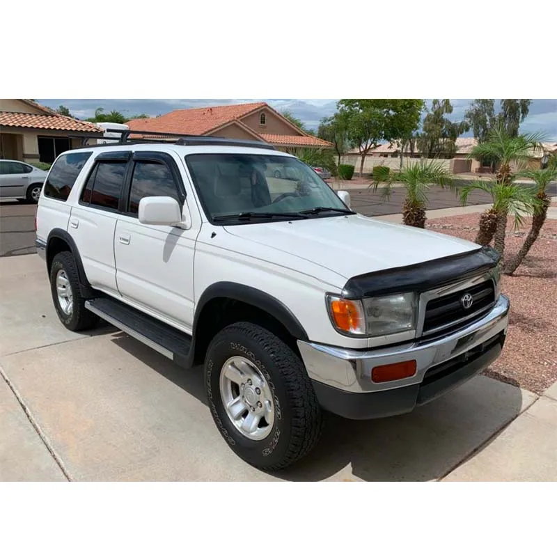 Черный цвет, вид сбоку дефлекторы дефлектор двери козырек для Toyota 4runner 1998 используются в качестве покрытия для Обтекатели стайлинга автомобилей SUNZ