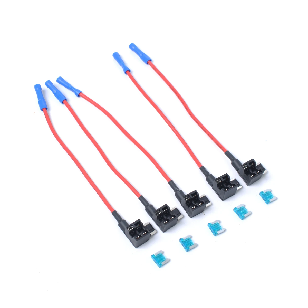 

5PCS Add-a-circuit Car Auto Low Profile Style In-line Fuse Holder 15A