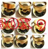 BOX 09 Заказная этикетка посылка коробка для ресниц, без ресниц внутри пользовательская Личная этикетка круглая коробка для продажи kklashes - Цвет: BOX 09