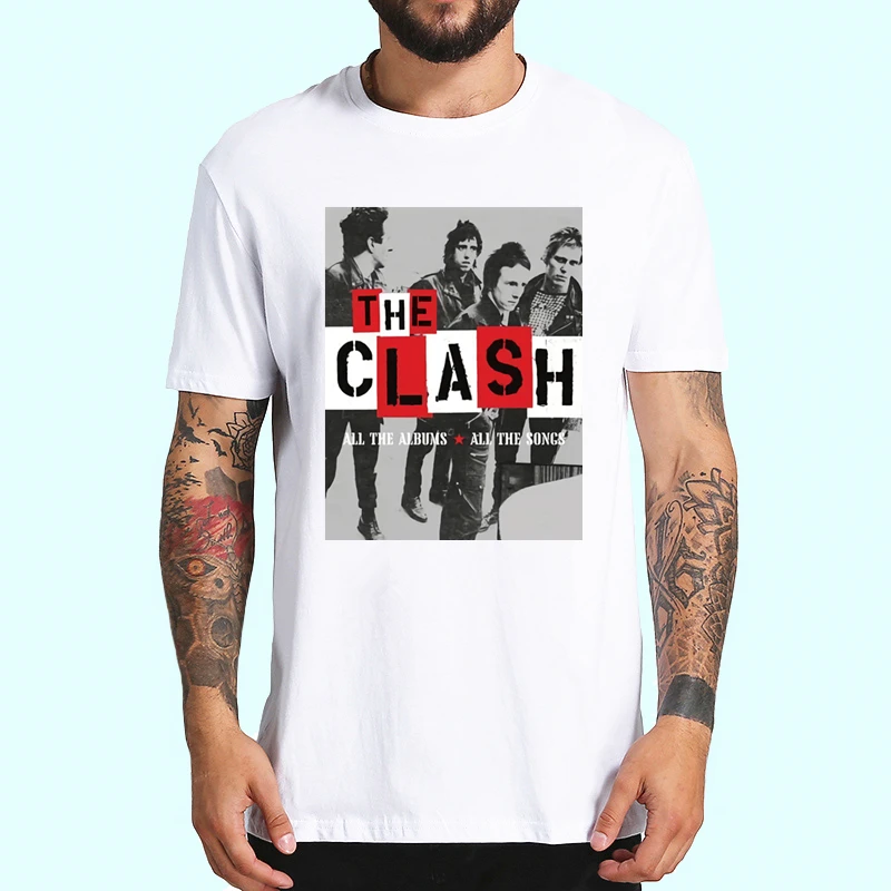 London Calling Music Rock Band The Clash T Shirts Spring Tops Summer Tees Men Women Short Sleeve Casual Personaity T Shirts