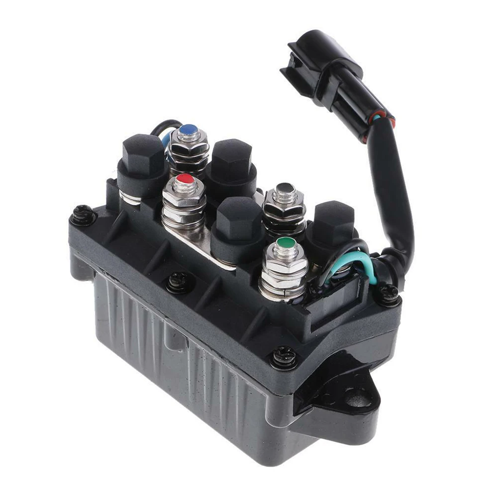 

Engine Accessories Durable Easy Install Direct Fit 2 Pins Relay Outboard Trim Replacement Practical For Yamaha 63p-81950-00-00