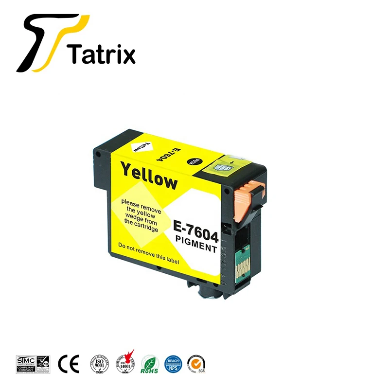 Tatrix совместимый чернильный картридж для принтера Epson T7601 T7602 T7603 T7604 T7605 T7606 T7607 T7608 T7609 костюм для Epson суреколор SC-P600