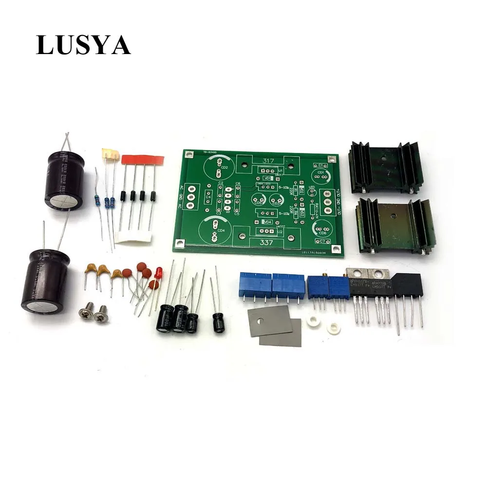 Lusya DIY Наборы LM317t LM337t линейным регулированием постоянного тока Питание