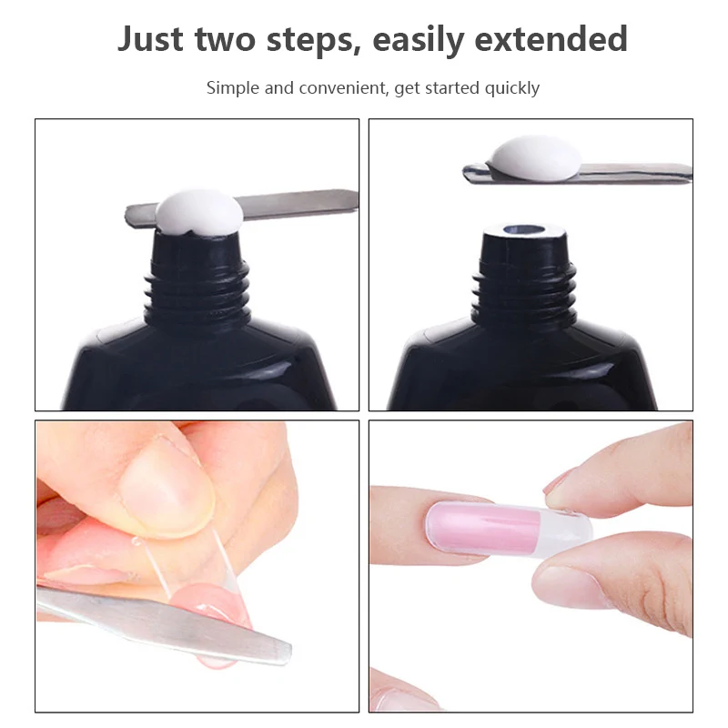 15 мл гель для наращивания ногтей Набор Блестящий Твердый лак быстрое наращивание