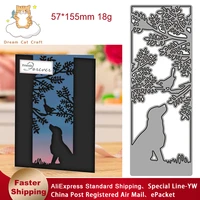 puppy dog hollow out lace metal cutting dies scrapbooking cut die diy card crafts handmade embossing paper cards stencils 2021