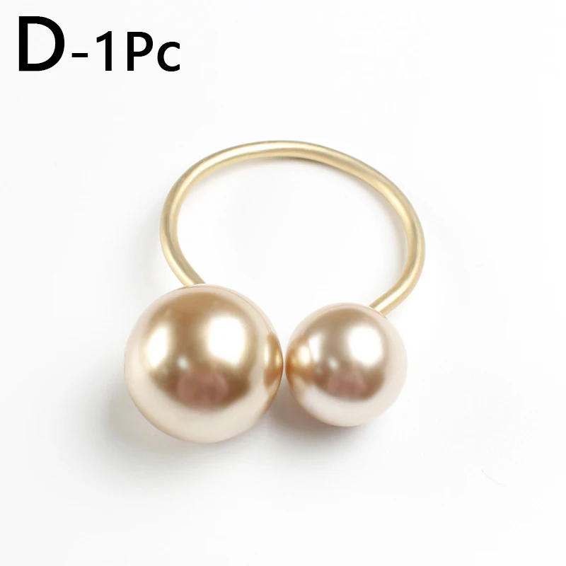 Жемчужные кольца для салфеток держатель свадьбы гостиничного стола